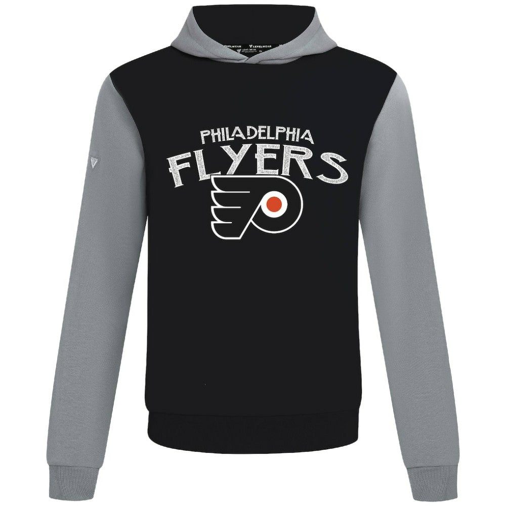 NHL Black/Gray Philadelphia Flyers Levelwear Ultimate Mission Pullover Hoodie
