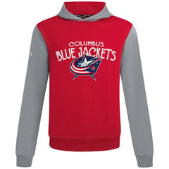 NHL Red/Gray Columbus Blue Jackets Levelwear Ultimate Mission Pullover Hoodie