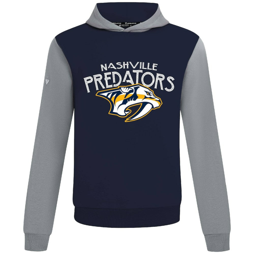 NHL Navy/Gray Nashville Predators Levelwear Ultimate Mission Pullover Hoodie