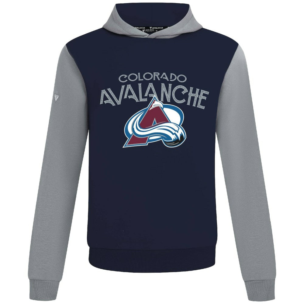 NHL Navy/Gray Colorado Avalanche Levelwear Ultimate Mission Pullover Hoodie