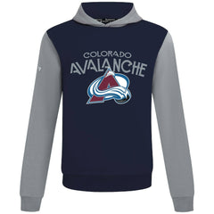 NHL Navy/Gray Colorado Avalanche Levelwear Ultimate Mission Pullover Hoodie