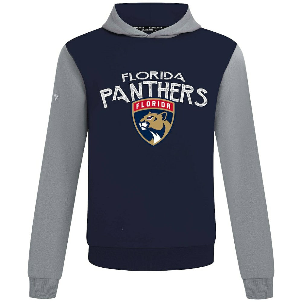 NHL Navy/Gray Florida Panthers Levelwear Ultimate Mission Pullover Hoodie