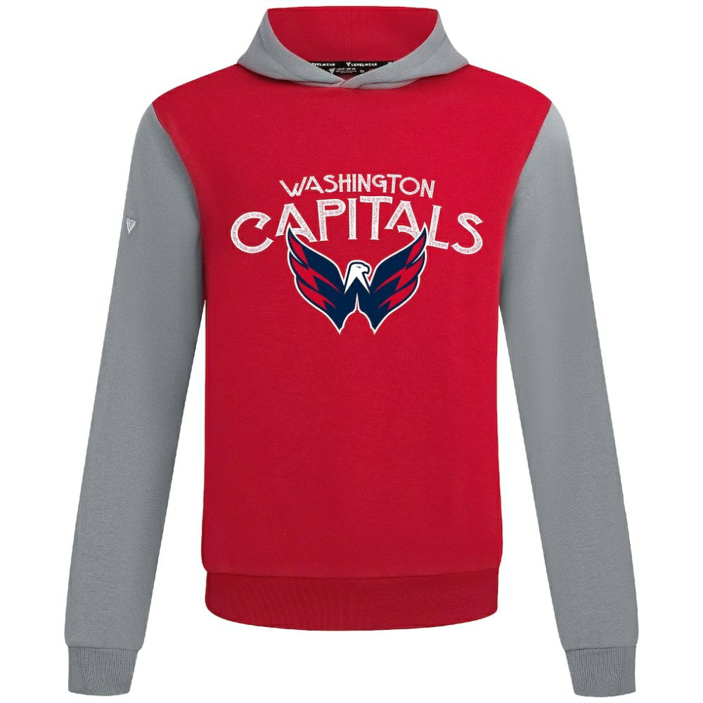 NHL Red/Gray Washington Capitals Levelwear Ultimate Mission Pullover Hoodie