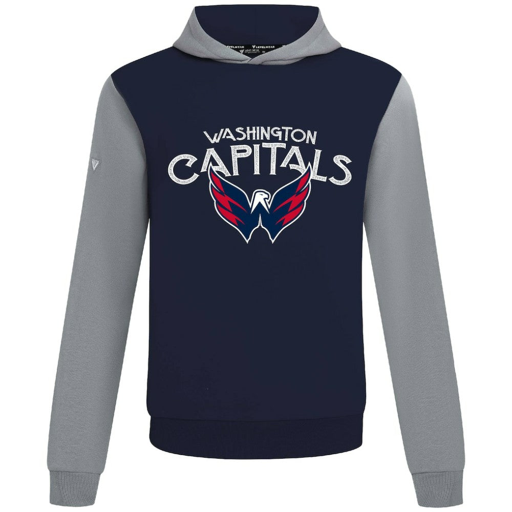 NHL Navy/Gray Washington Capitals Levelwear Ultimate Mission Pullover Hoodie
