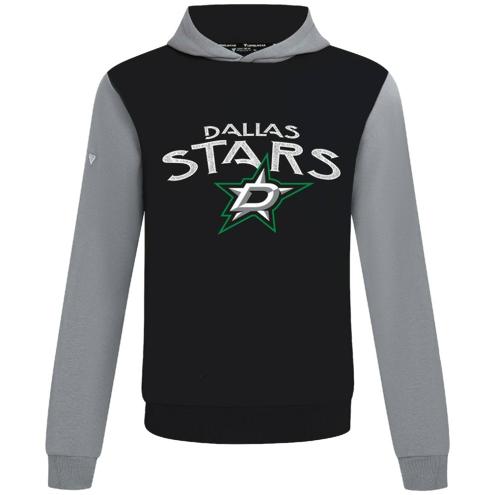 NHL Black/Gray Dallas Stars Levelwear Ultimate Mission Pullover Hoodie