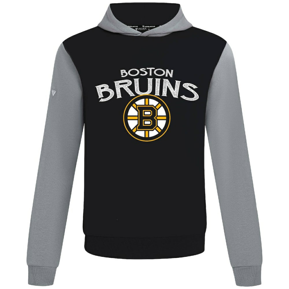 NHL Black/Gray Boston Bruins Levelwear Ultimate Mission Pullover Hoodie