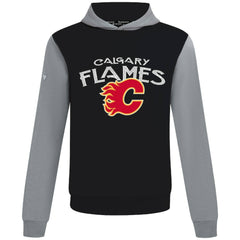 NHL Black/Gray Calgary Flames Levelwear Ultimate Mission Pullover Hoodie