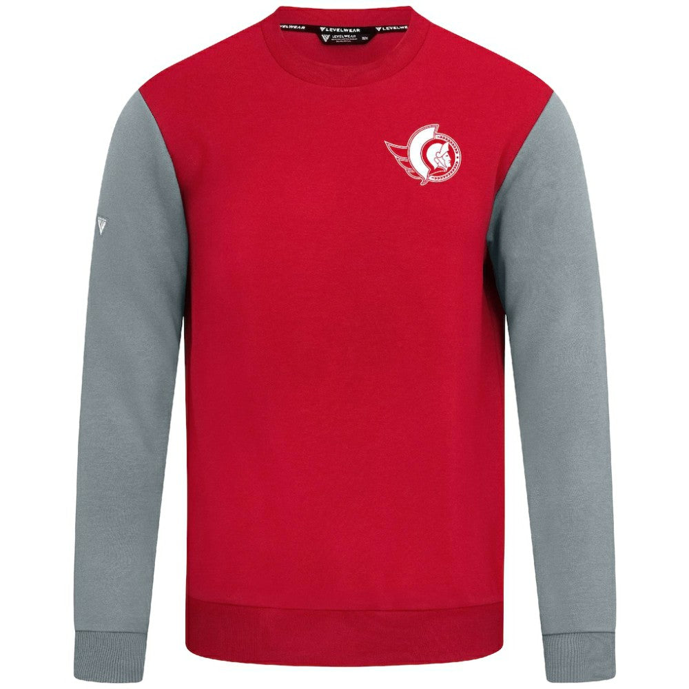 NHL Red/Gray Ottawa Senators Levelwear Ultimate Response Sweatshirt