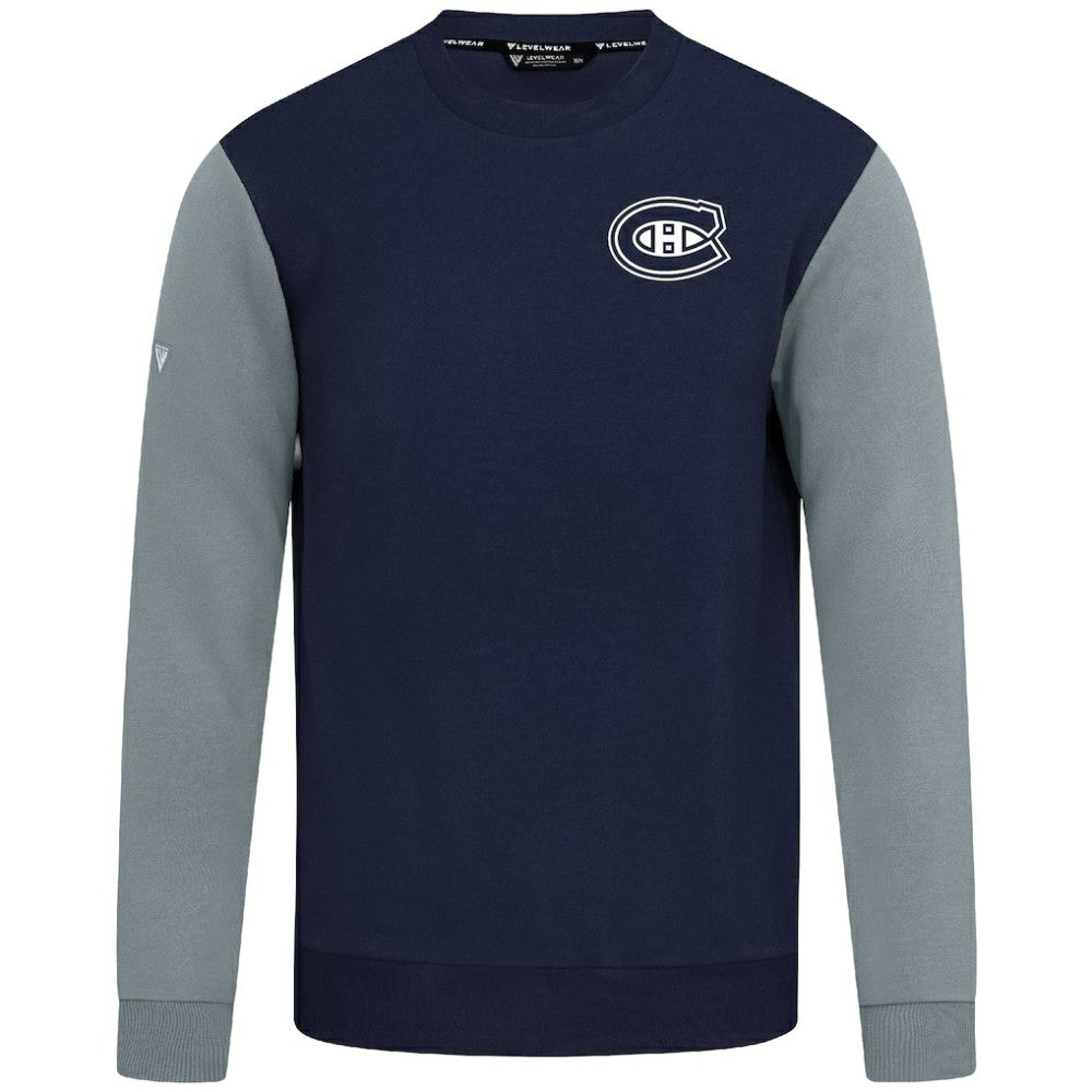 NHL Navy/Gray Montreal Canadiens Levelwear Ultimate Response Sweatshirt