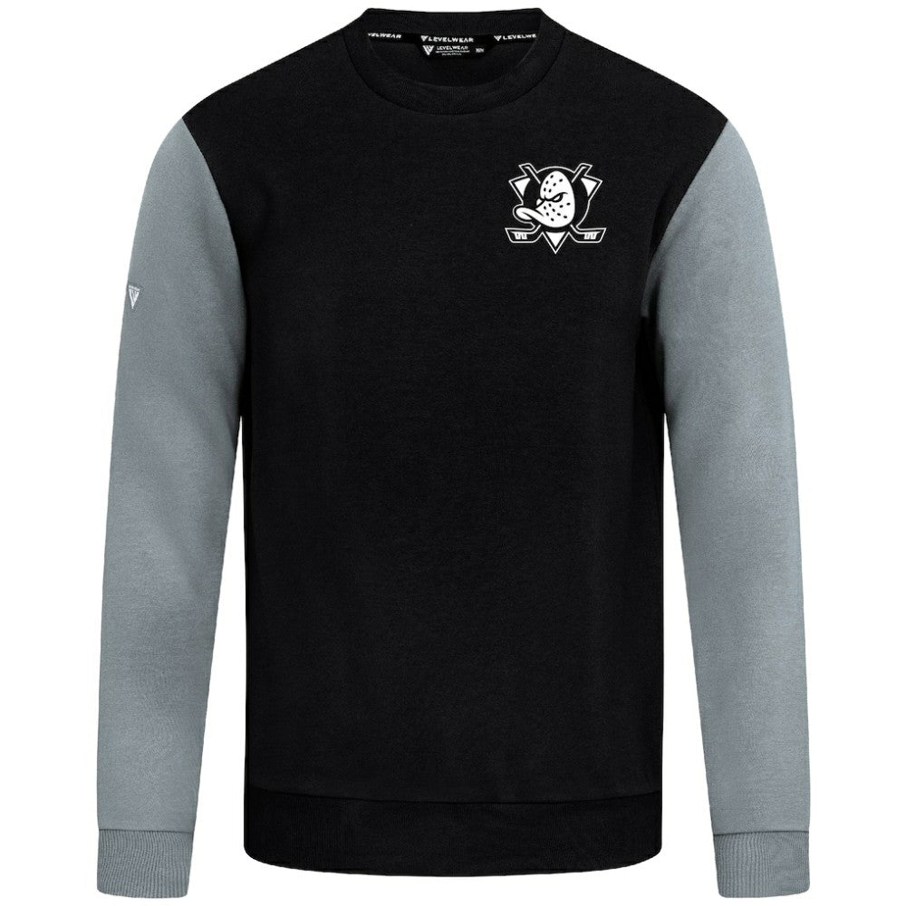 NHL Black/Gray Anaheim Ducks Levelwear Ultimate Response Sweatshirt