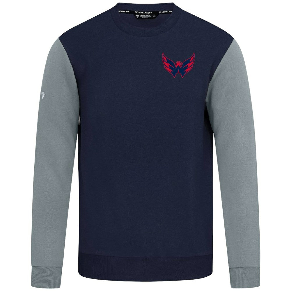 NHL Navy/Gray Washington Capitals Levelwear Ultimate Response Sweatshirt