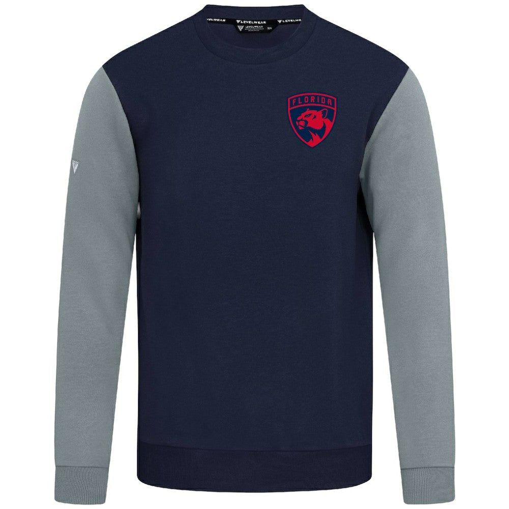 NHL Navy/Gray Florida Panthers Levelwear Ultimate Response Sweatshirt