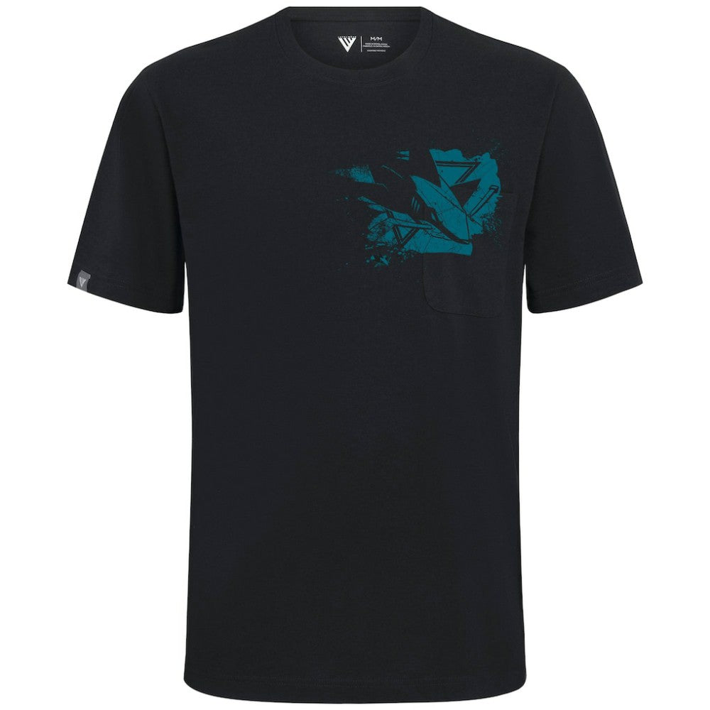 NHL Black San Jose Sharks Levelwear Focal Blasted T-Shirt