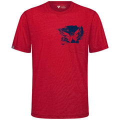 NHL Red Washington Capitals Levelwear Focal Blasted T-Shirt