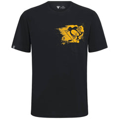 NHL Black Pittsburgh Penguins Levelwear Focal Blasted T-Shirt