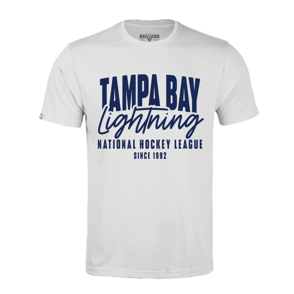 NHL White Tampa Bay Lightning Levelwear Richmond Response T-Shirt