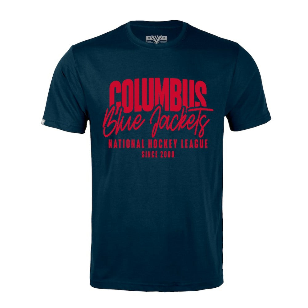 NHL Navy Columbus Blue Jackets Levelwear Richmond Response T-Shirt