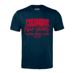 NHL Navy Columbus Blue Jackets Levelwear Richmond Response T-Shirt
