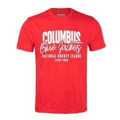 NHL Red Columbus Blue Jackets Levelwear Richmond Response T-Shirt
