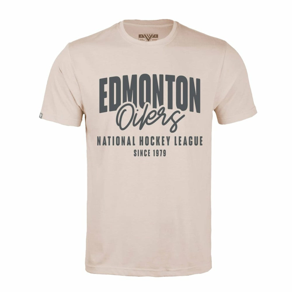 NHL Khaki Edmonton Oilers Levelwear Richmond Response T-Shirt