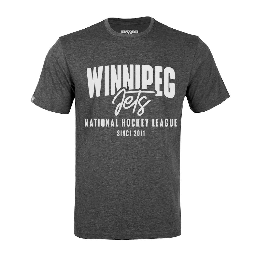 NHL Gray Winnipeg Jets Levelwear Richmond Response T-Shirt