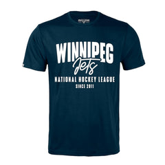 NHL Navy Winnipeg Jets Levelwear Richmond Response T-Shirt
