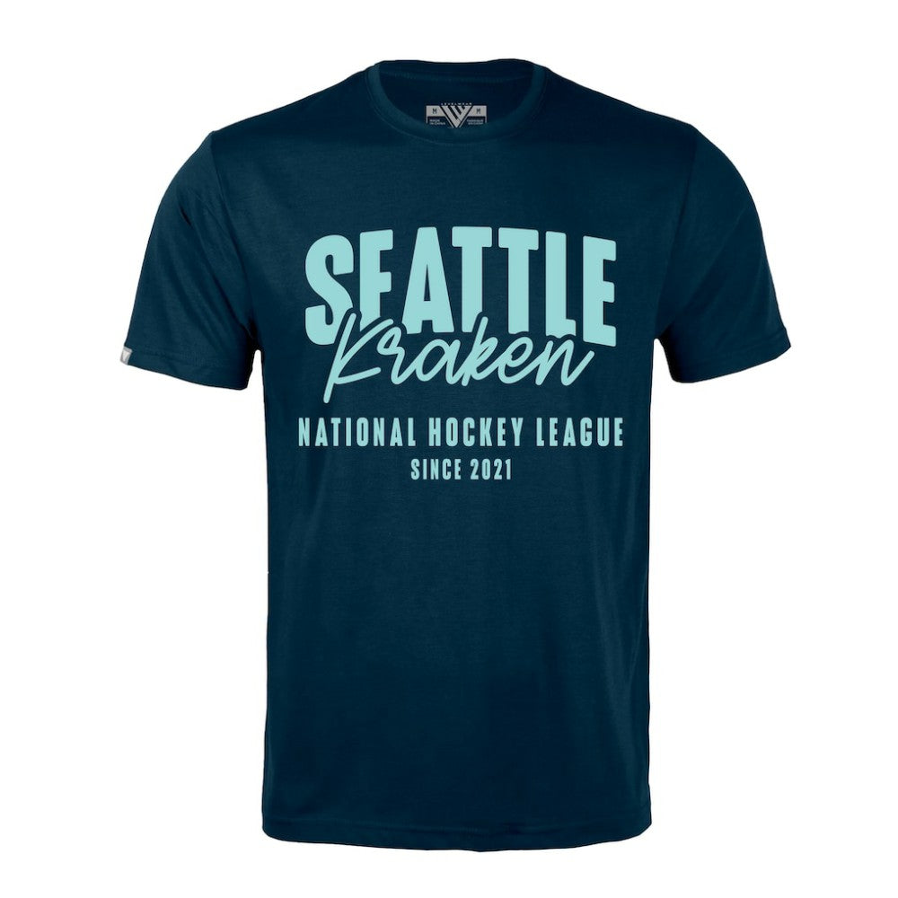 NHL Deep Sea Blue Seattle Kraken Levelwear Richmond Response T-Shirt