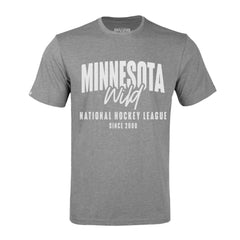 NHL Gray Minnesota Wild Levelwear Richmond Response T-Shirt