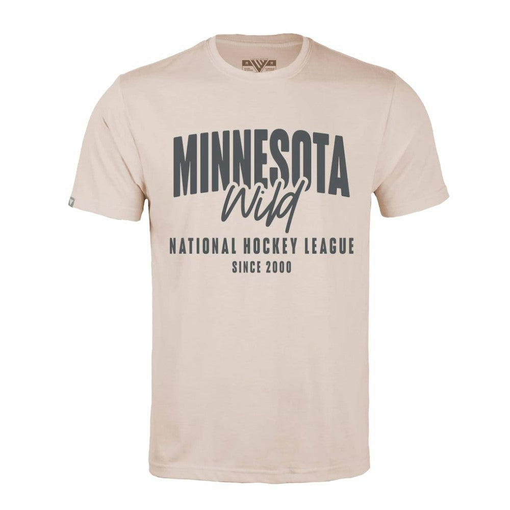 NHL Khaki Minnesota Wild Levelwear Richmond Response T-Shirt