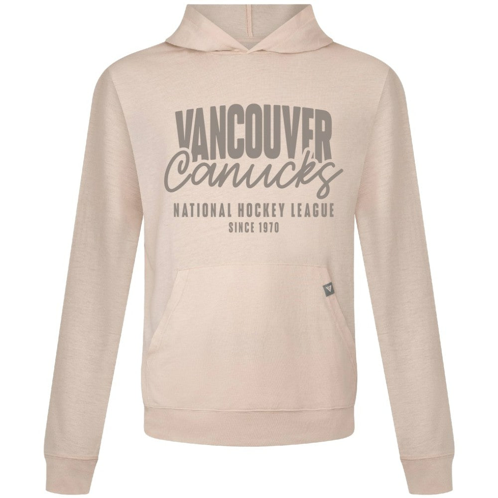 NHL Khaki Vancouver Canucks Levelwear Relay Response Pullover Hoodie