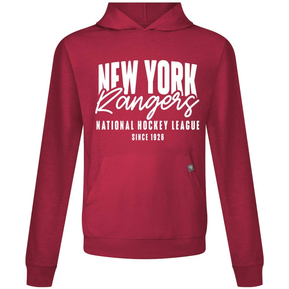 NHL Red New York Rangers Levelwear Relay Response Pullover Hoodie