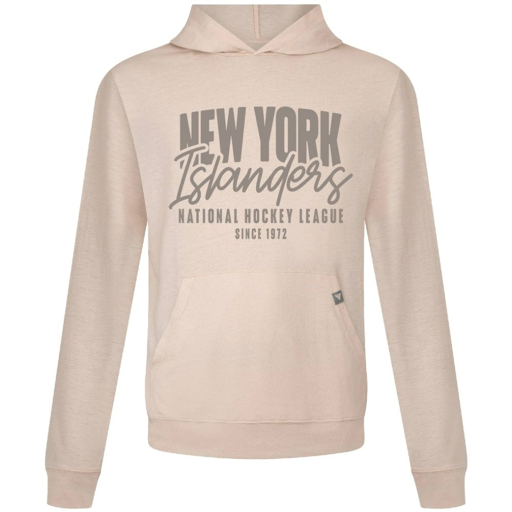 NHL Khaki New York Islanders Levelwear Relay Response Pullover Hoodie