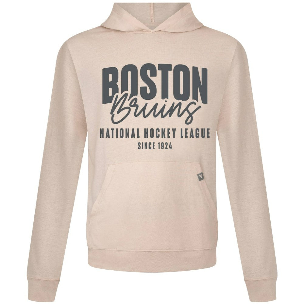 NHL Khaki Boston Bruins Levelwear Relay Response Pullover Hoodie