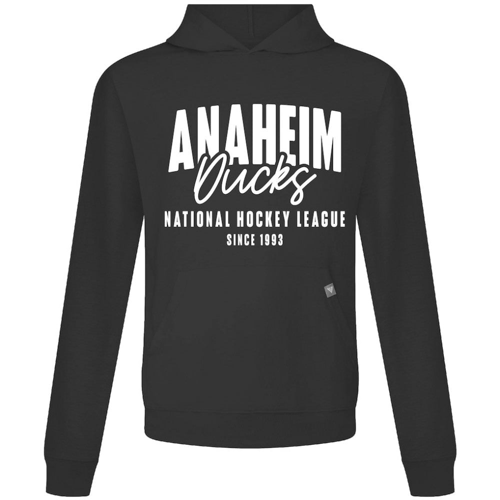 NHL Black Anaheim Ducks Levelwear Relay Response Pullover Hoodie