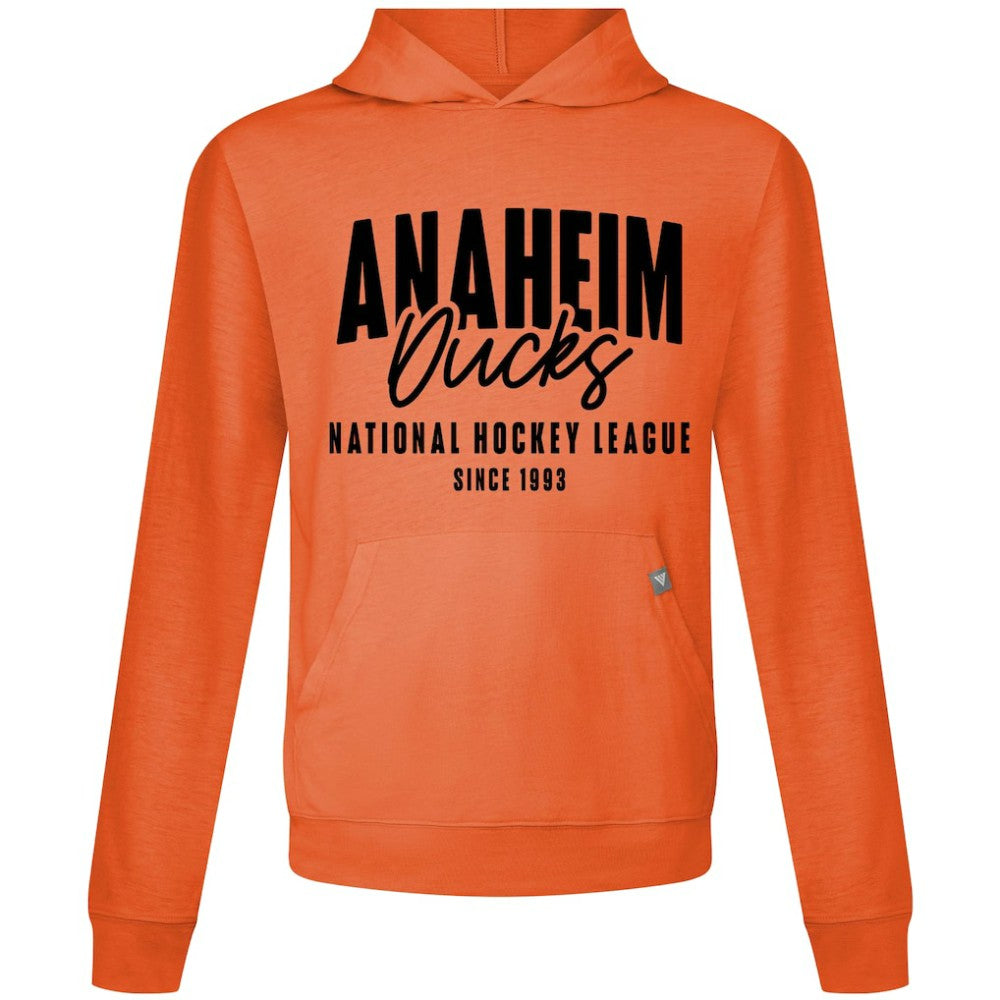 NHL Orange Anaheim Ducks Levelwear Relay Response Pullover Hoodie