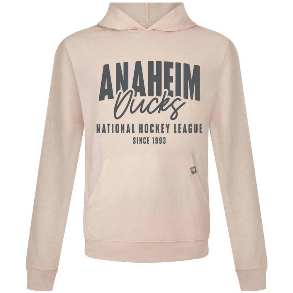 NHL Khaki Anaheim Ducks Levelwear Relay Response Pullover Hoodie