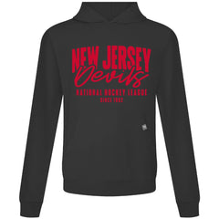 NHL Black New Jersey Devils Levelwear Relay Response Pullover Hoodie