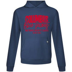 NHL Navy Columbus Blue Jackets Levelwear Relay Response Pullover Hoodie