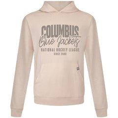 NHL Khaki Columbus Blue Jackets Levelwear Relay Response Pullover Hoodie