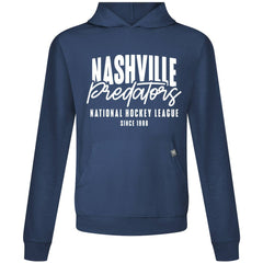 NHL Navy Nashville Predators Levelwear Relay Response Pullover Hoodie