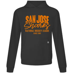 NHL Black San Jose Sharks Levelwear Relay Response Pullover Hoodie