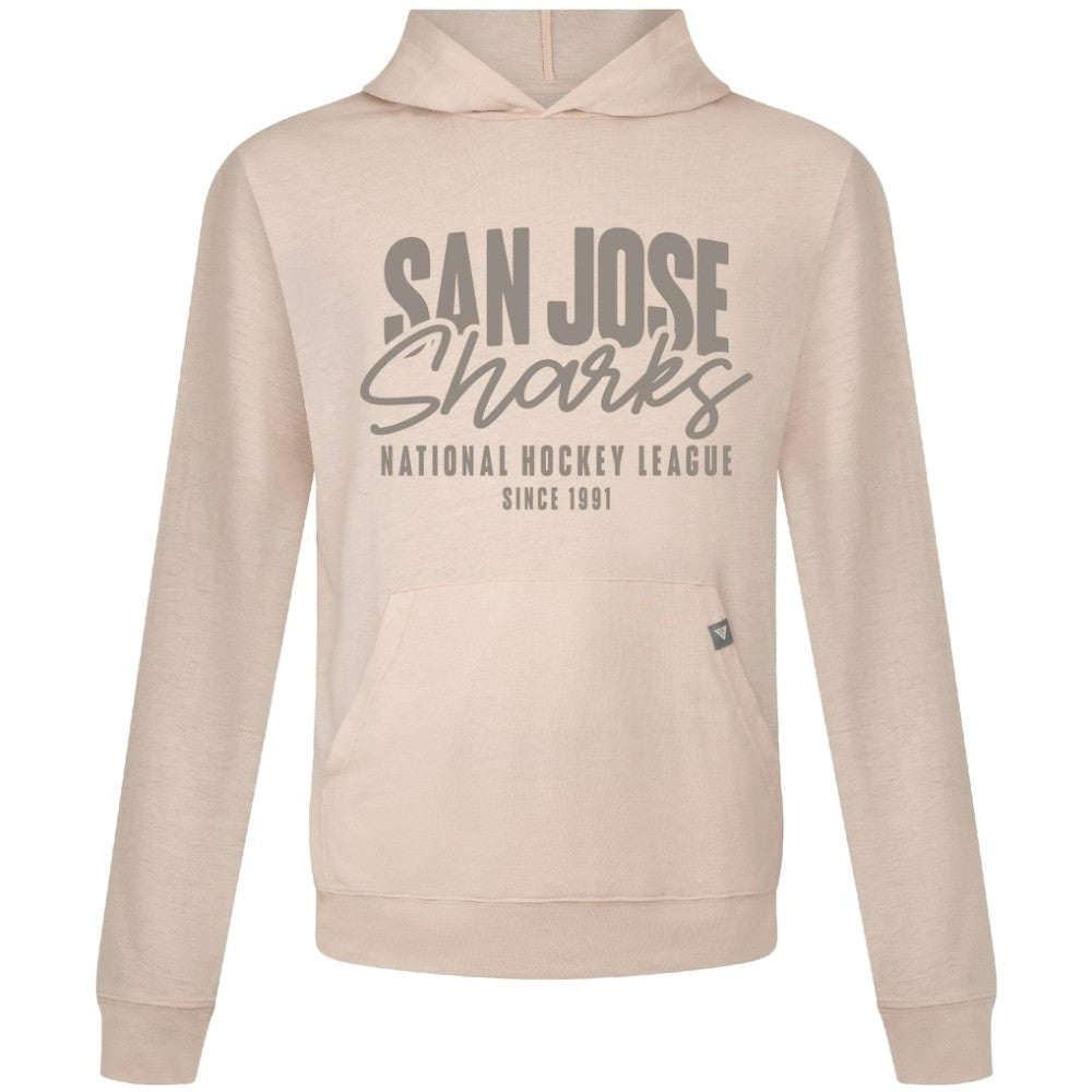 NHL Khaki San Jose Sharks Levelwear Relay Response Pullover Hoodie