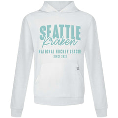 NHL White Seattle Kraken Levelwear Relay Response Pullover Hoodie