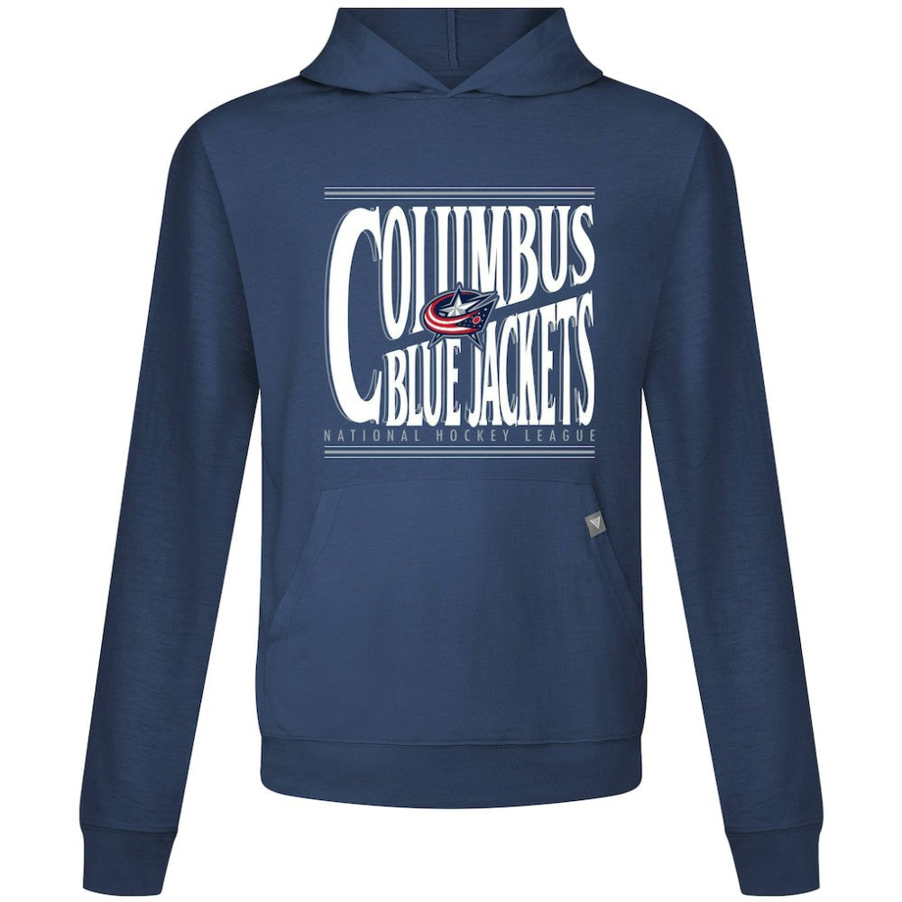NHL Navy Columbus Blue Jackets Levelwear Relay Powerhouse Pullover Hoodie