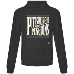 NHL Black Pittsburgh Penguins Levelwear Relay Powerhouse Pullover Hoodie
