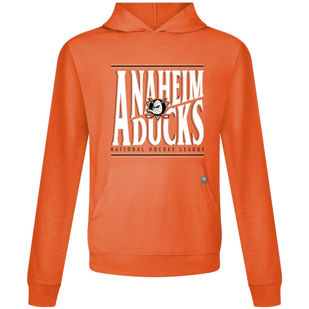 NHL Orange Anaheim Ducks Levelwear Relay Powerhouse Pullover Hoodie
