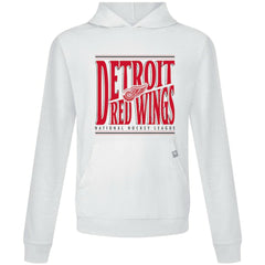 NHL White Detroit Red Wings Levelwear Relay Powerhouse Pullover Hoodie