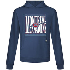NHL Navy Montreal Canadiens Levelwear Relay Powerhouse Pullover Hoodie