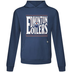NHL Navy Edmonton Oilers Levelwear Relay Powerhouse Pullover Hoodie