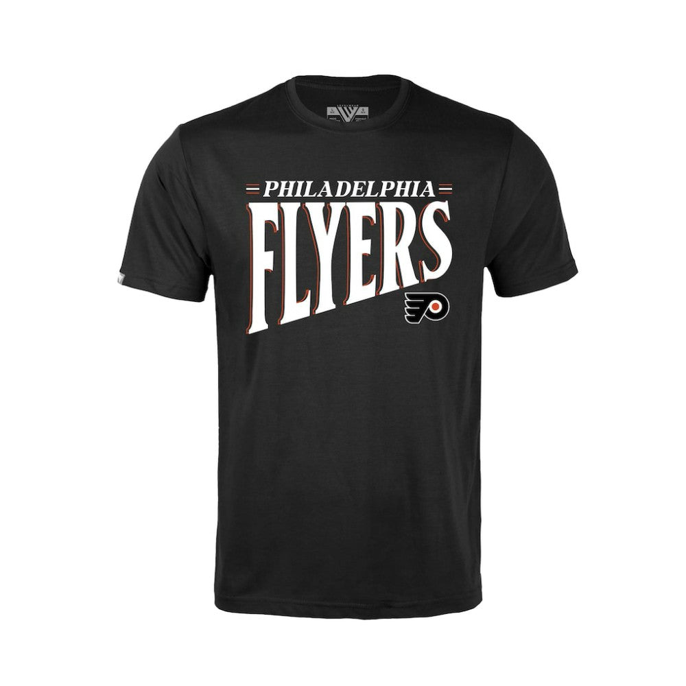 NHL Black Philadelphia Flyers Levelwear Youth Little Richmond Tally T-Shirt